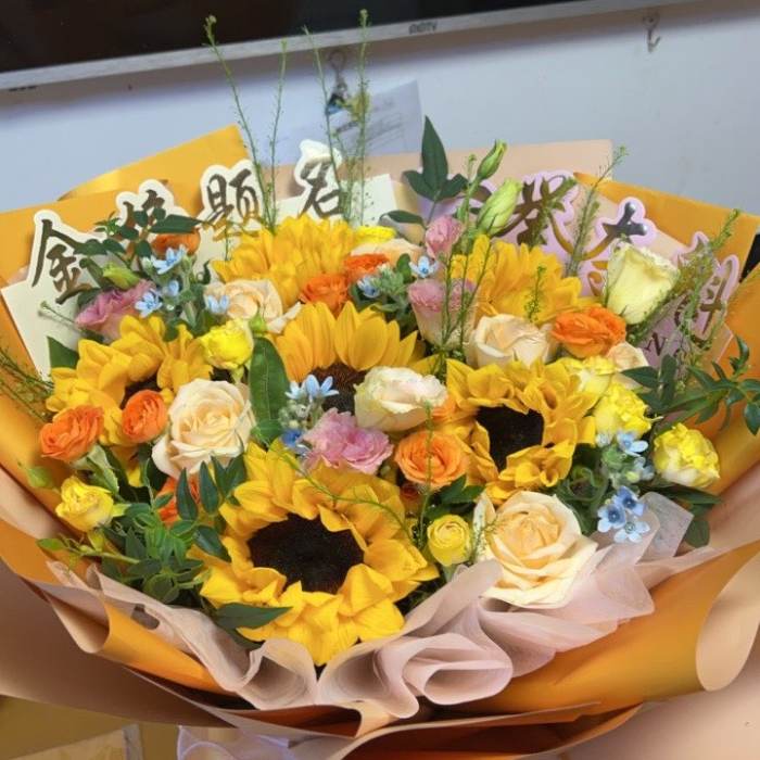 大连高新园区送高考生什么花